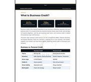 The Full Business Credit Blueprint