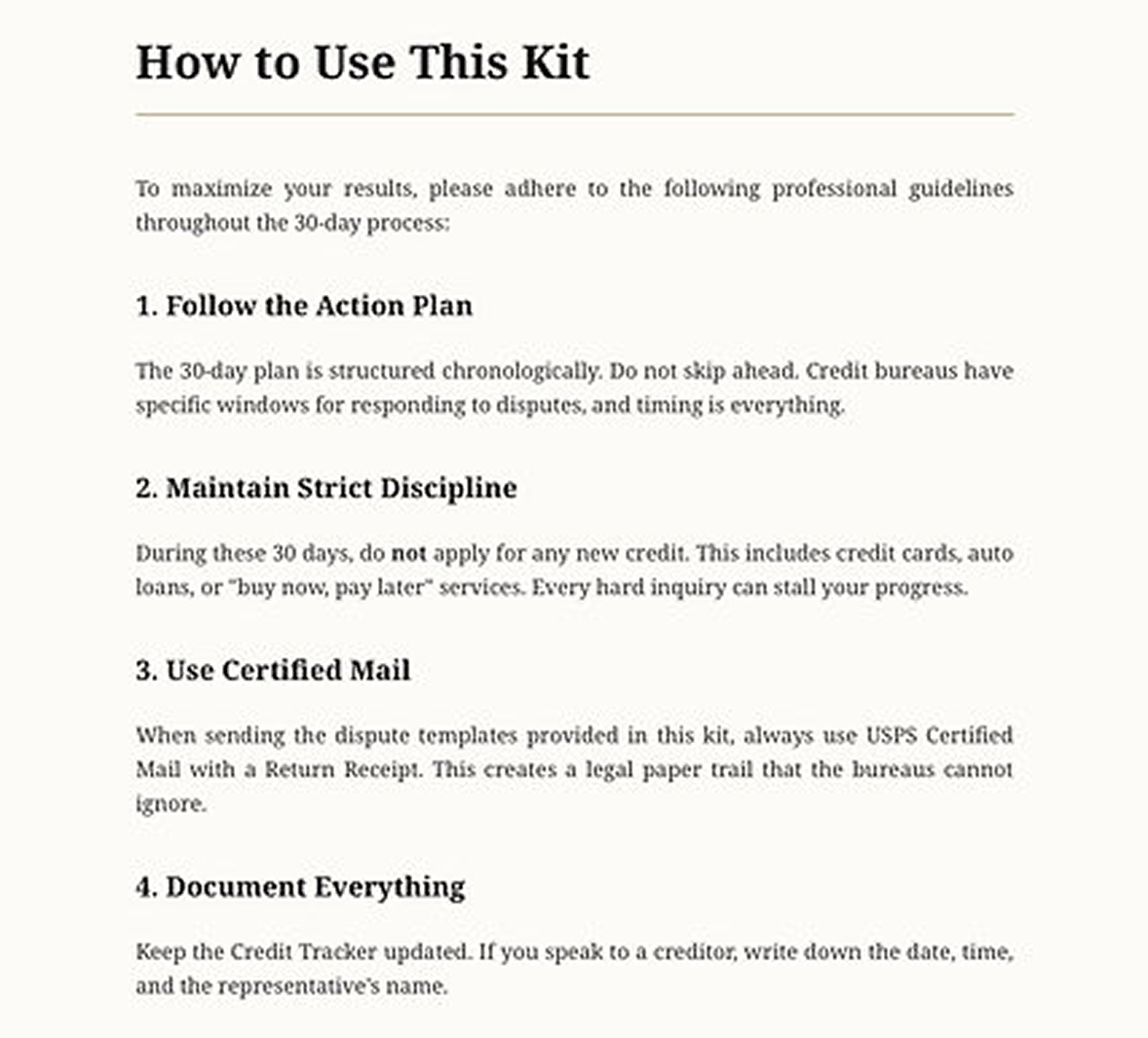 Credit to Keys: 30-Day Homerbuyer Starter Kit