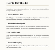 Credit to Keys: 30-Day Homerbuyer Starter Kit