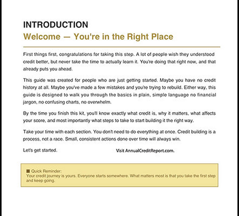Credit Education For Beginners