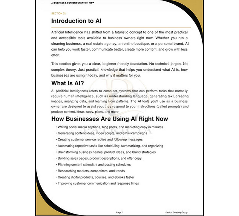 AI Business & Content Creation Success System™
