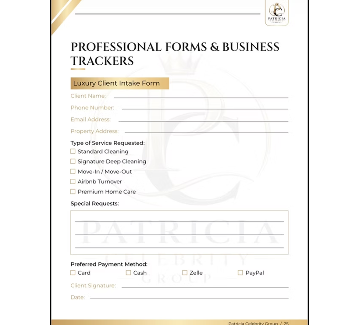 Luxury Cleaning Business Launch Kit